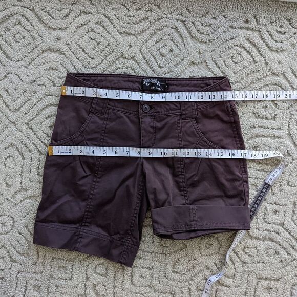 Chado Brown chinos shorts size 1 @L1 - Picture 5 of 8